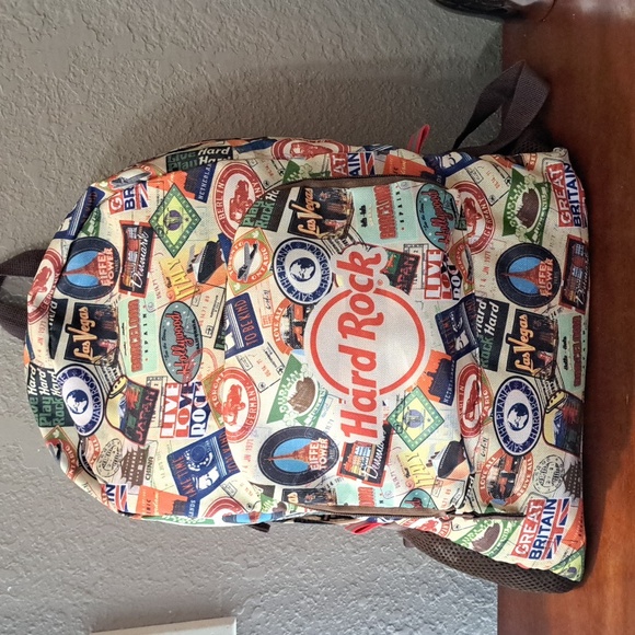 Hard Rock Cafe Handbags - Hard Rock Foldable Backpack